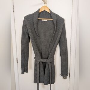 OLD NAVY GREY CHUNKY CARDIGAN SIZE SMALL